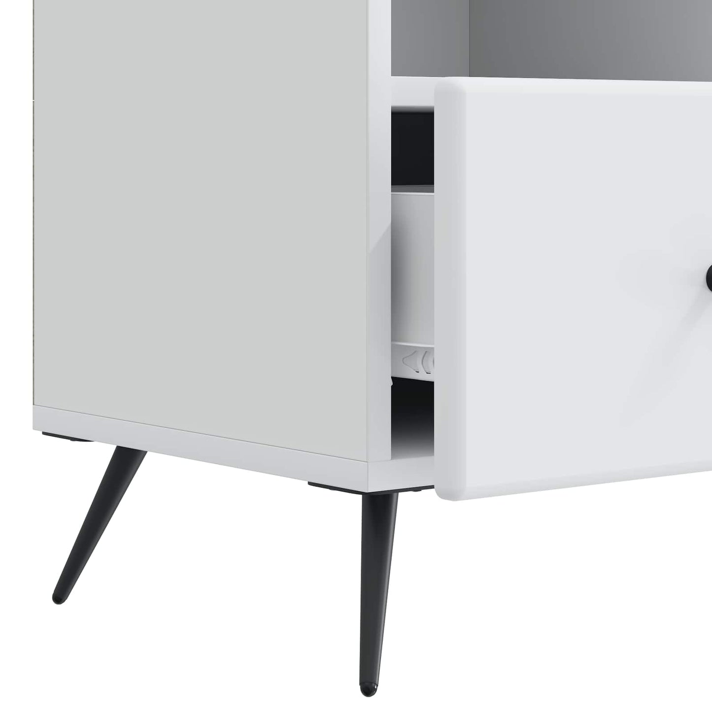 TV szekrény fiókkal Fehér 102 x 34,5 x 50 cm Szerelt Fa