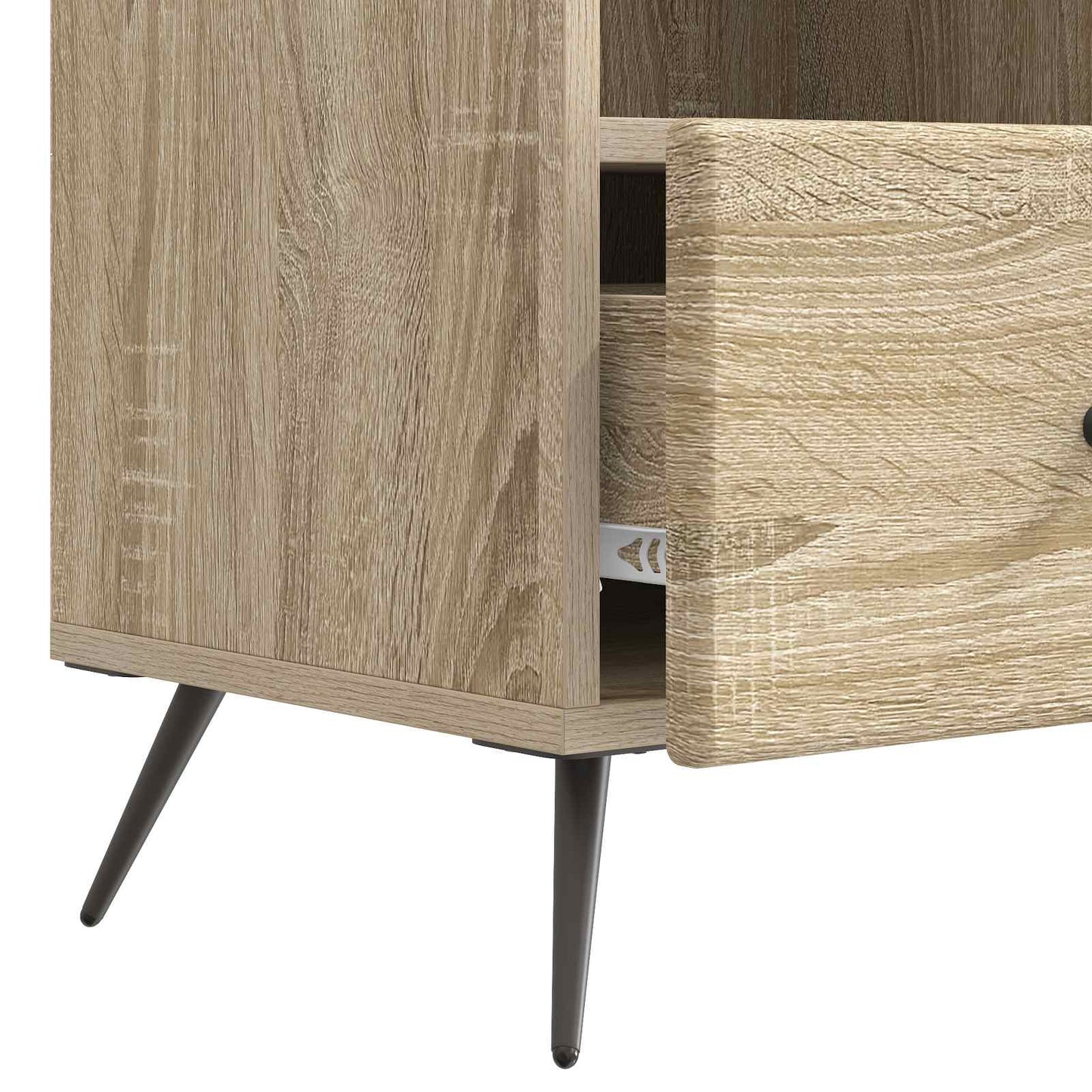 TV szekrény fiókkal Sonoma Tölgy 102 x 34,5 x 50 cm Szerelt Fa