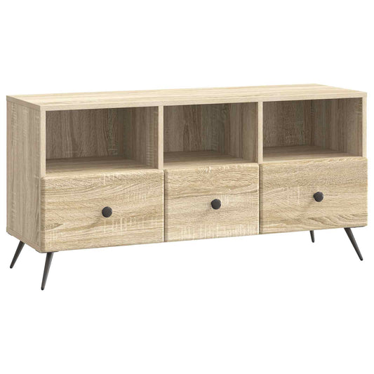 TV szekrény fiókkal Sonoma Tölgy 102 x 34,5 x 50 cm Szerelt Fa