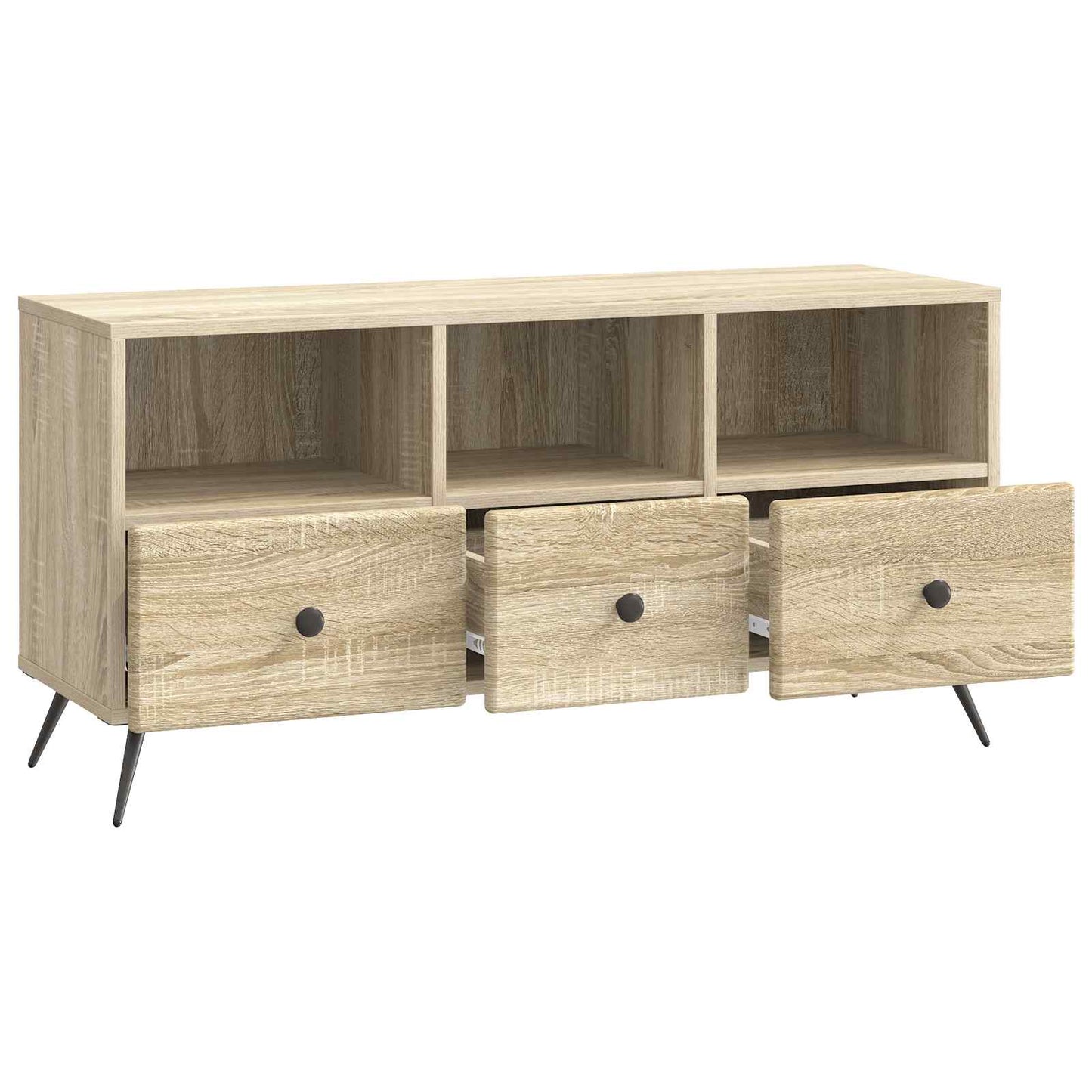 TV szekrény fiókkal Sonoma Tölgy 102 x 34,5 x 50 cm Szerelt Fa