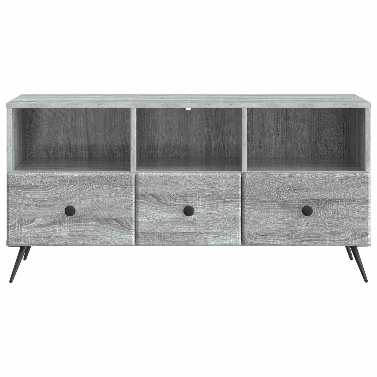 TV szekrény fiókkal Szürke Sonoma 102 x 34,5 x 50 cm Szerelt Fa