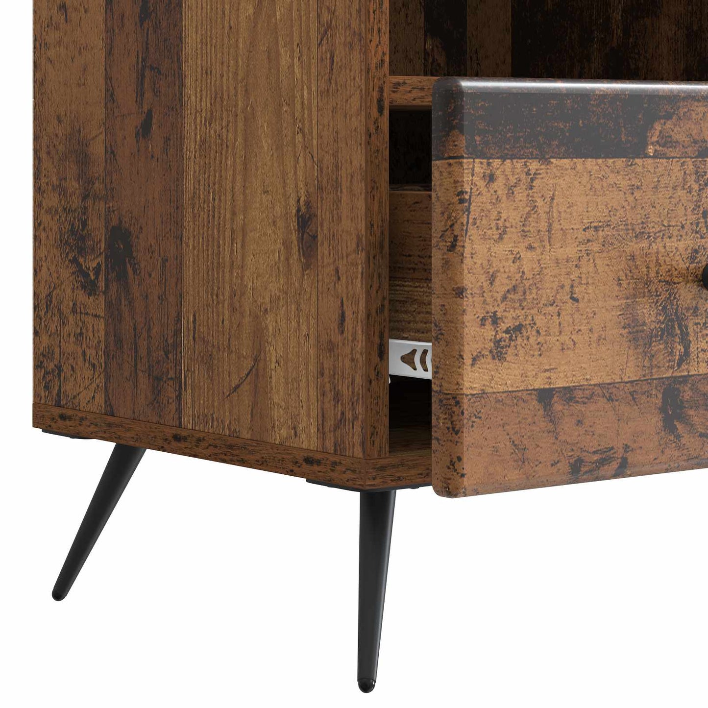 TV szekrény fiókkal Antik Fa 102 x 34,5 x 50 cm Szerelt Fa