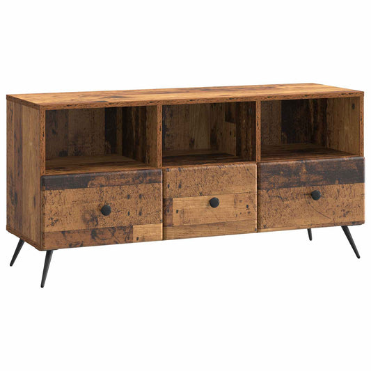 TV szekrény fiókkal Antik Fa 102 x 34,5 x 50 cm Szerelt Fa