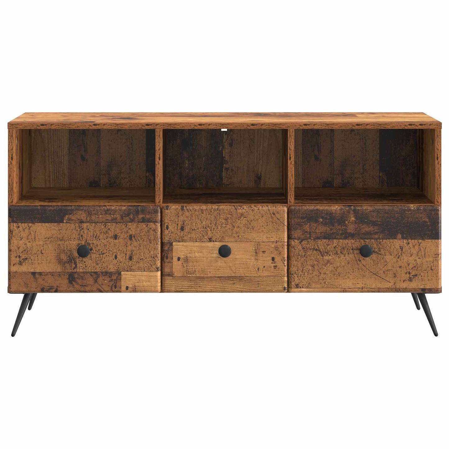 TV szekrény fiókkal Antik Fa 102 x 34,5 x 50 cm Szerelt Fa