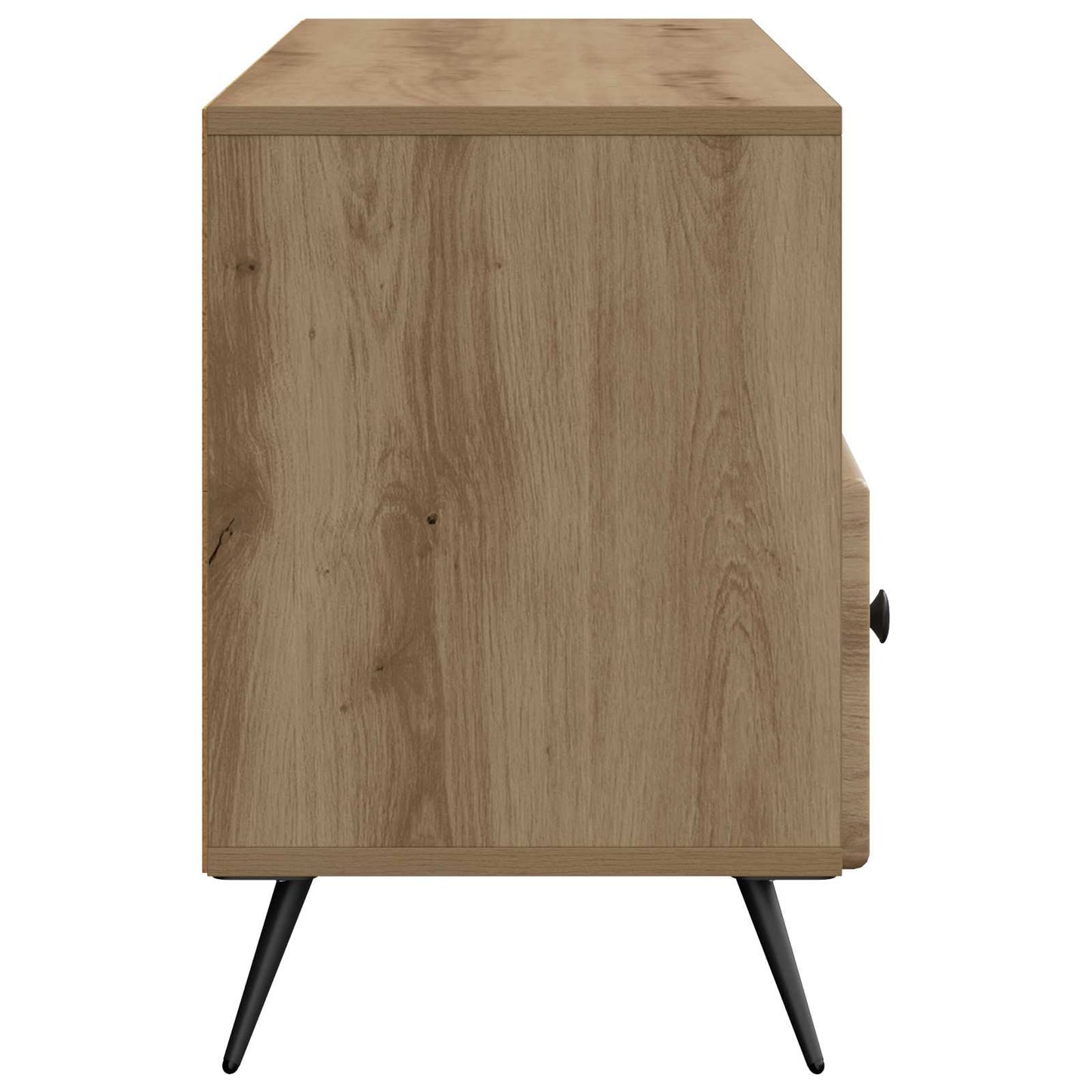 TV szekrény 102 x 34,5 x 50 cm Kézműves Tölgy Szerelt Fa