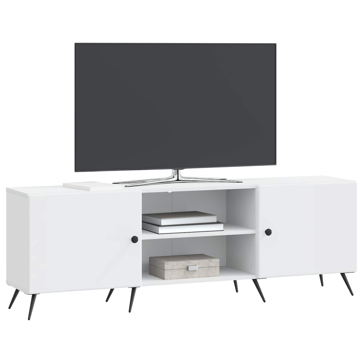 TV szekrény Fehér 150 x 31 x 50 cm Szerelt Fa