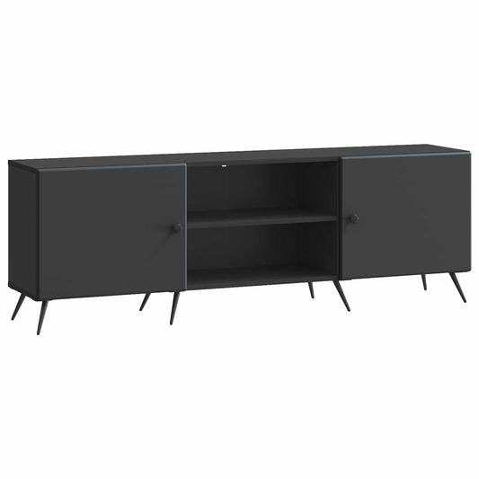 TV szekrény Fekete 150 x 31 x 50 cm Szerelt Fa