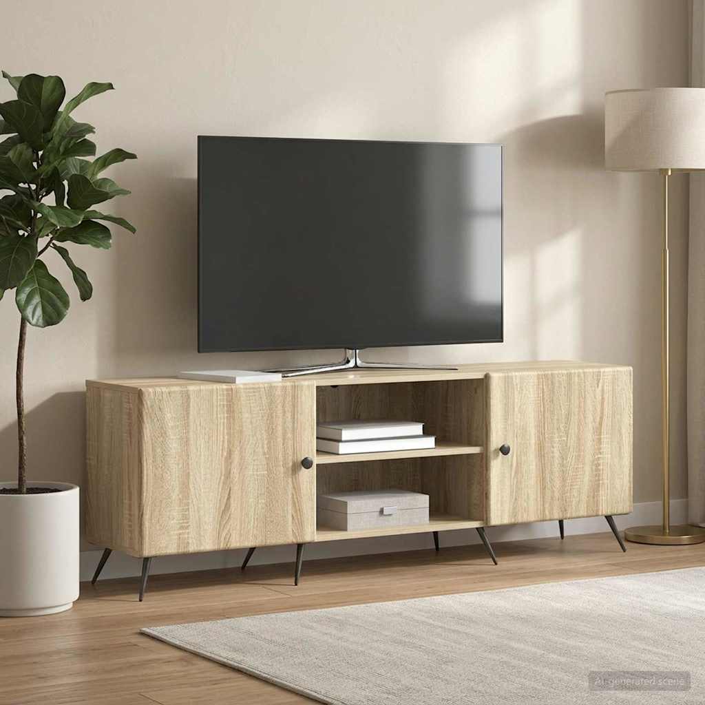 TV szekrény Sonoma Tölgy 150 x 31 x 50 cm Szerelt Fa