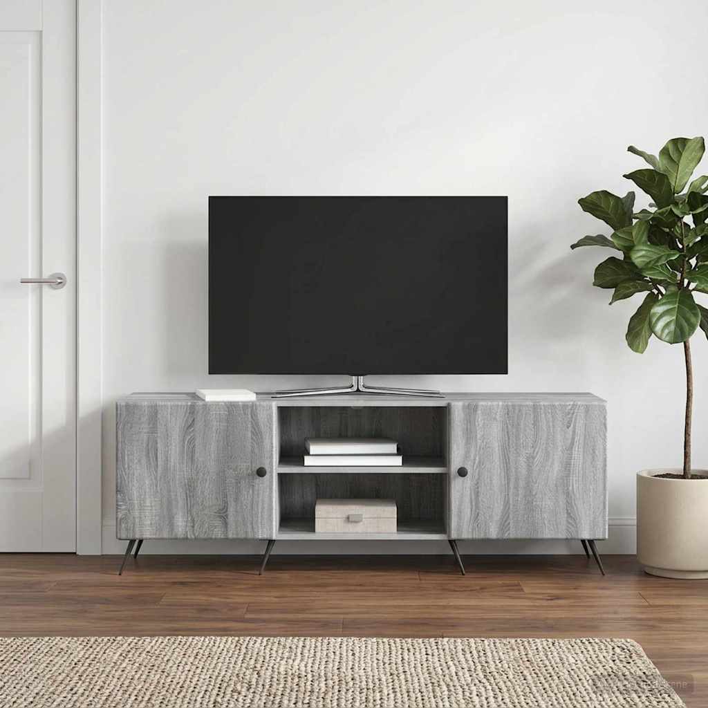 TV szekrény 150 x 31 x 50 cm Szürke Sonoma Szerelt Fa