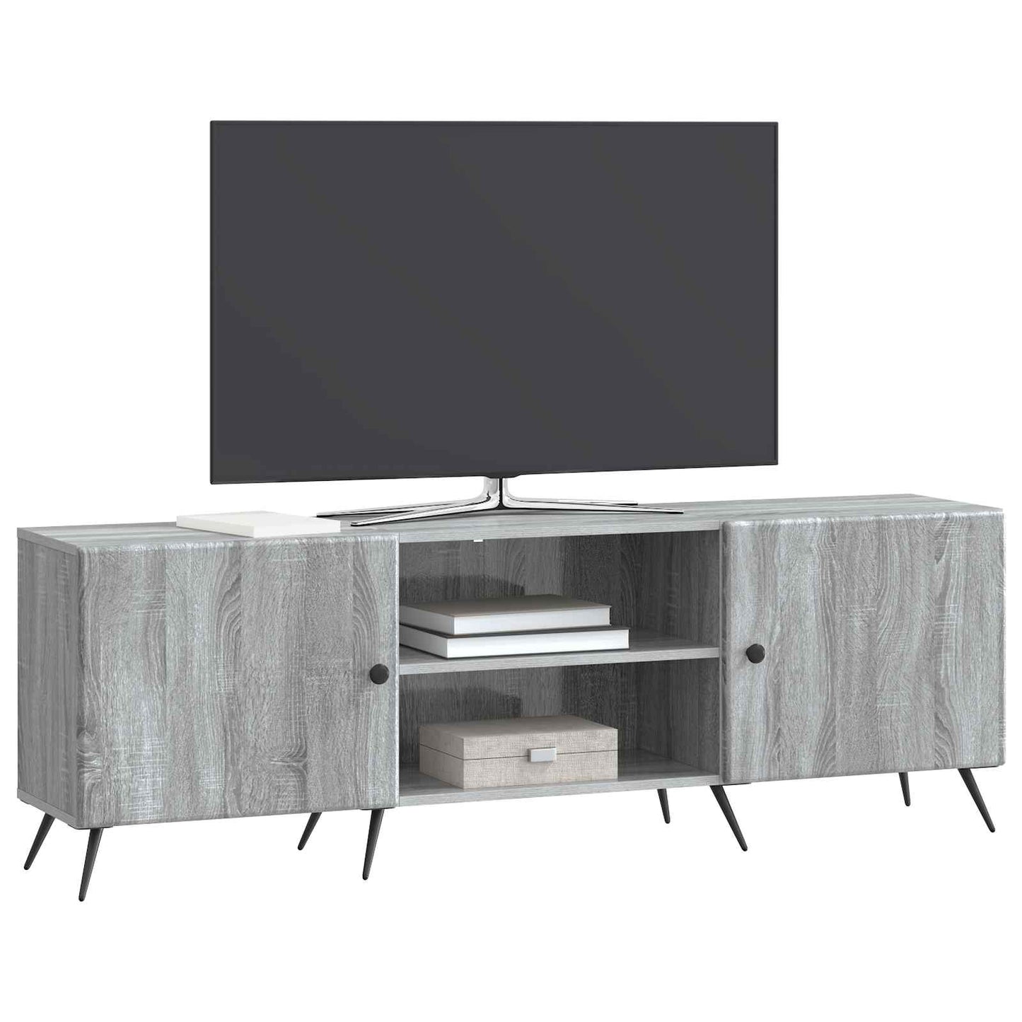 TV szekrény 150 x 31 x 50 cm Szürke Sonoma Szerelt Fa