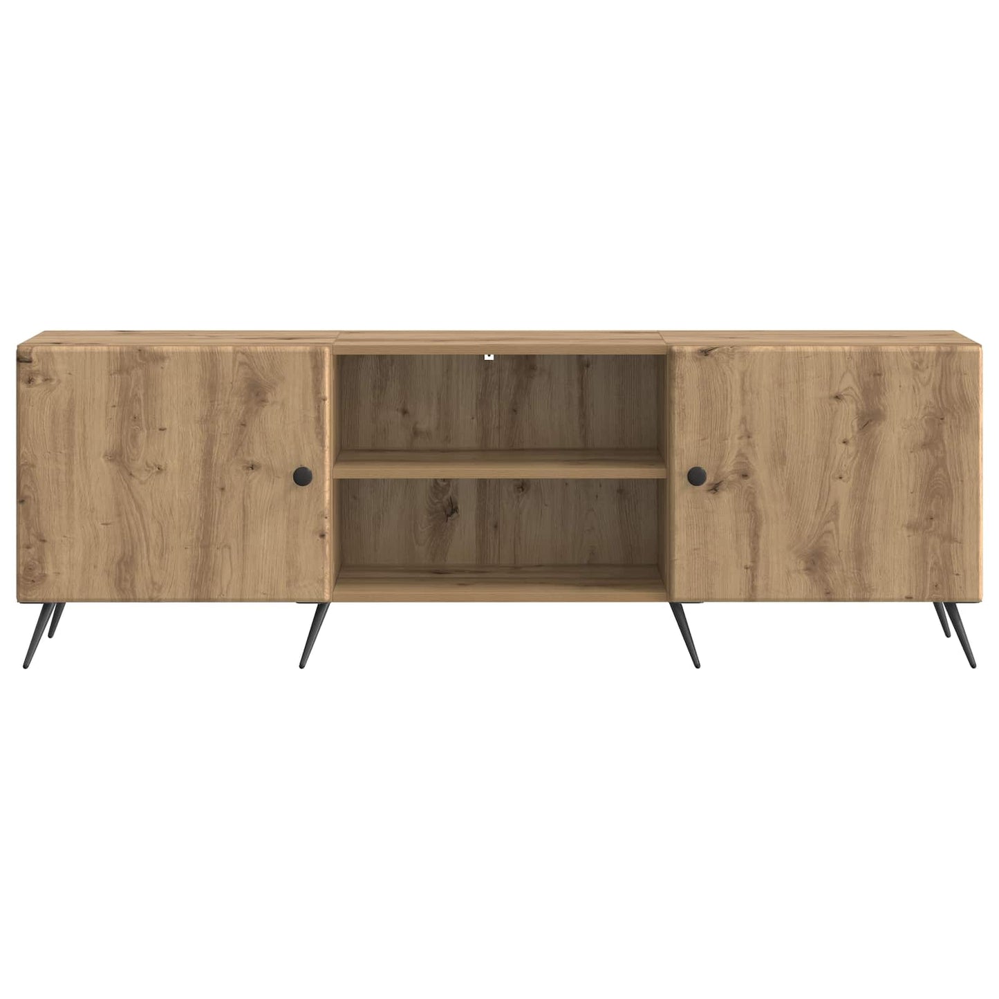 TV szekrény 150 x 31 x 50 cm Kézműves Tölgy Szerelt Fa