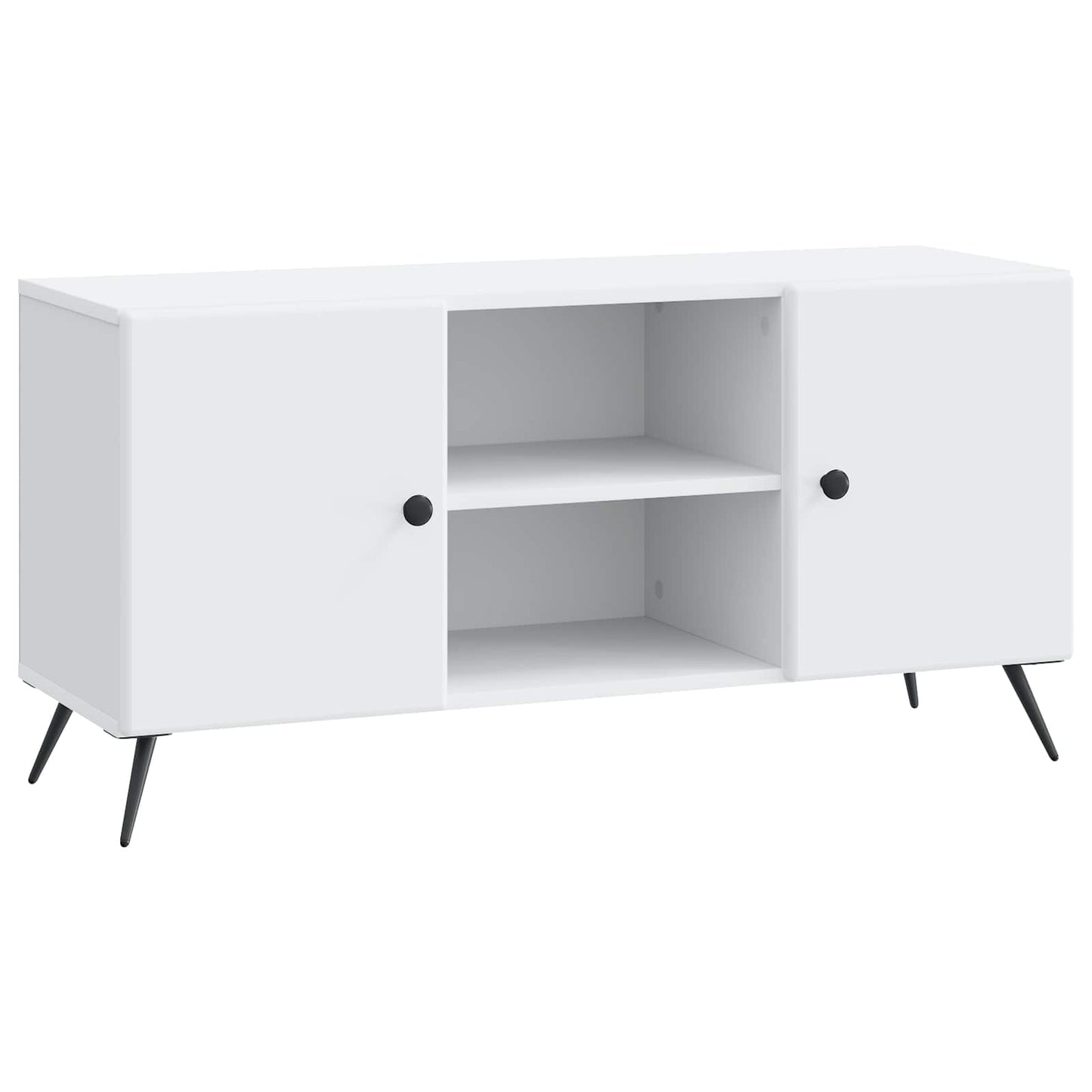 TV szekrény Fehér 102 x 34,5 x 50 cm Szerelt Fa