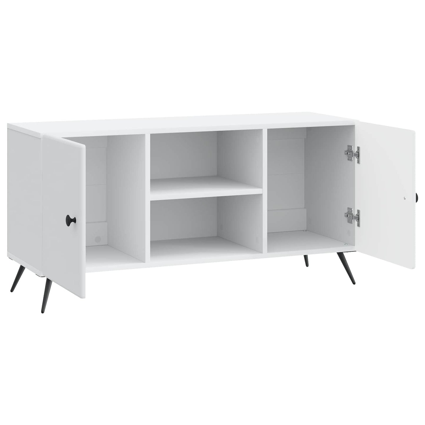 TV szekrény Fehér 102 x 34,5 x 50 cm Szerelt Fa
