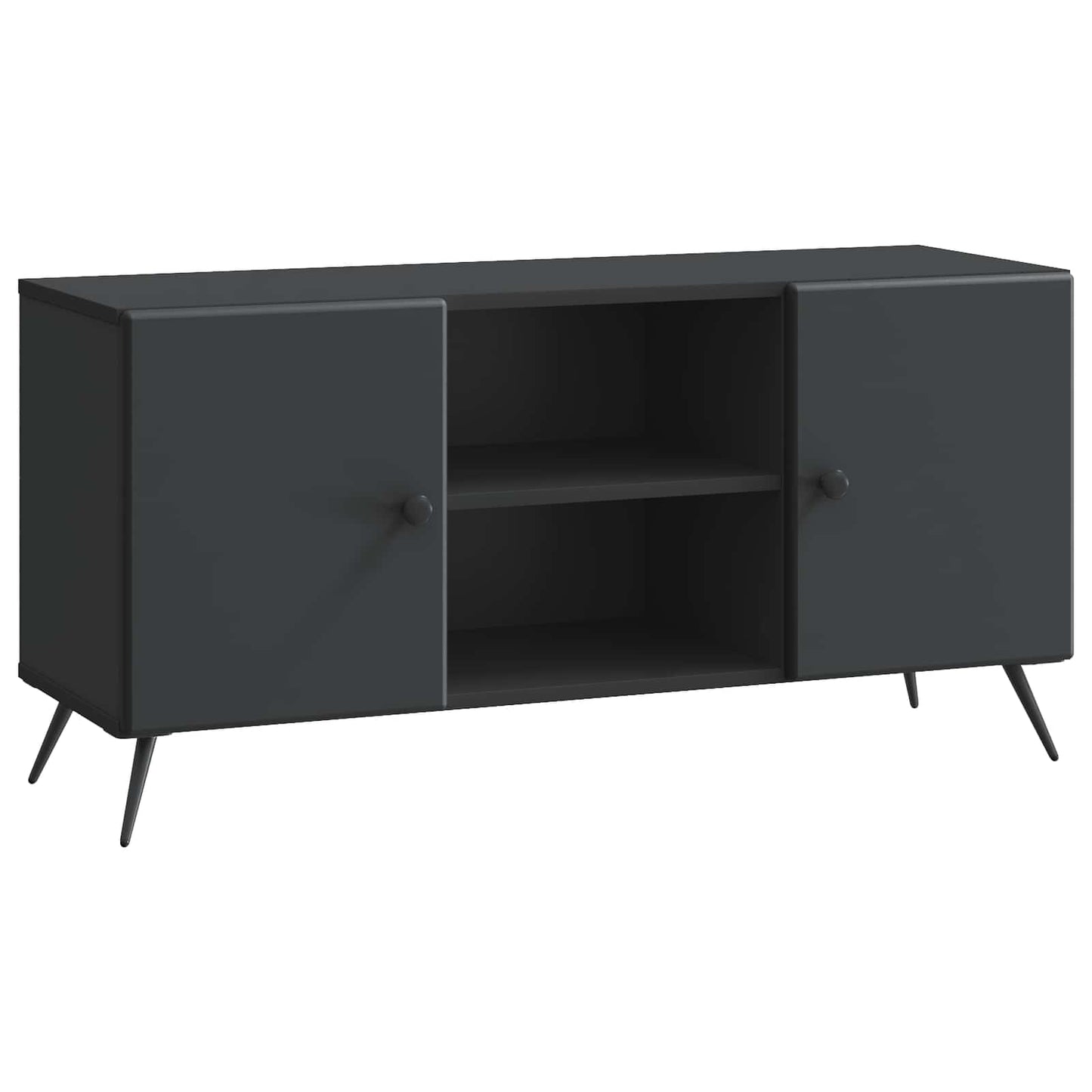 TV szekrény Fekete 102 x 34,5 x 50 cm Szerelt Fa