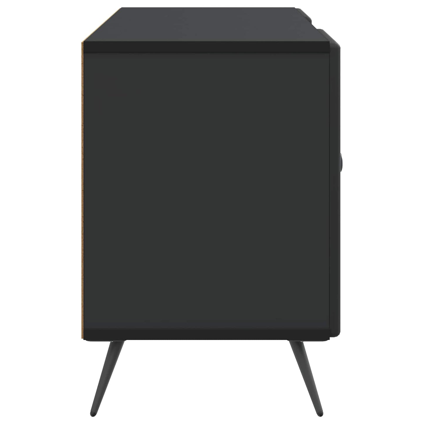 TV szekrény Fekete 102 x 34,5 x 50 cm Szerelt Fa