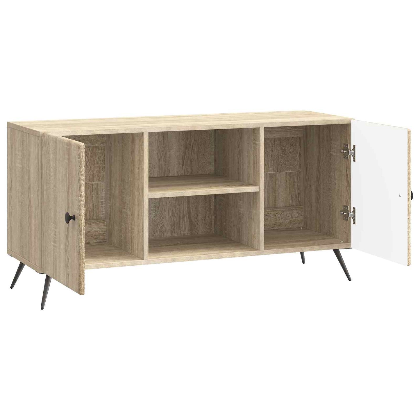 TV szekrény Sonoma Tölgy 102 x 34,5 x 50 cm Szerelt Fa