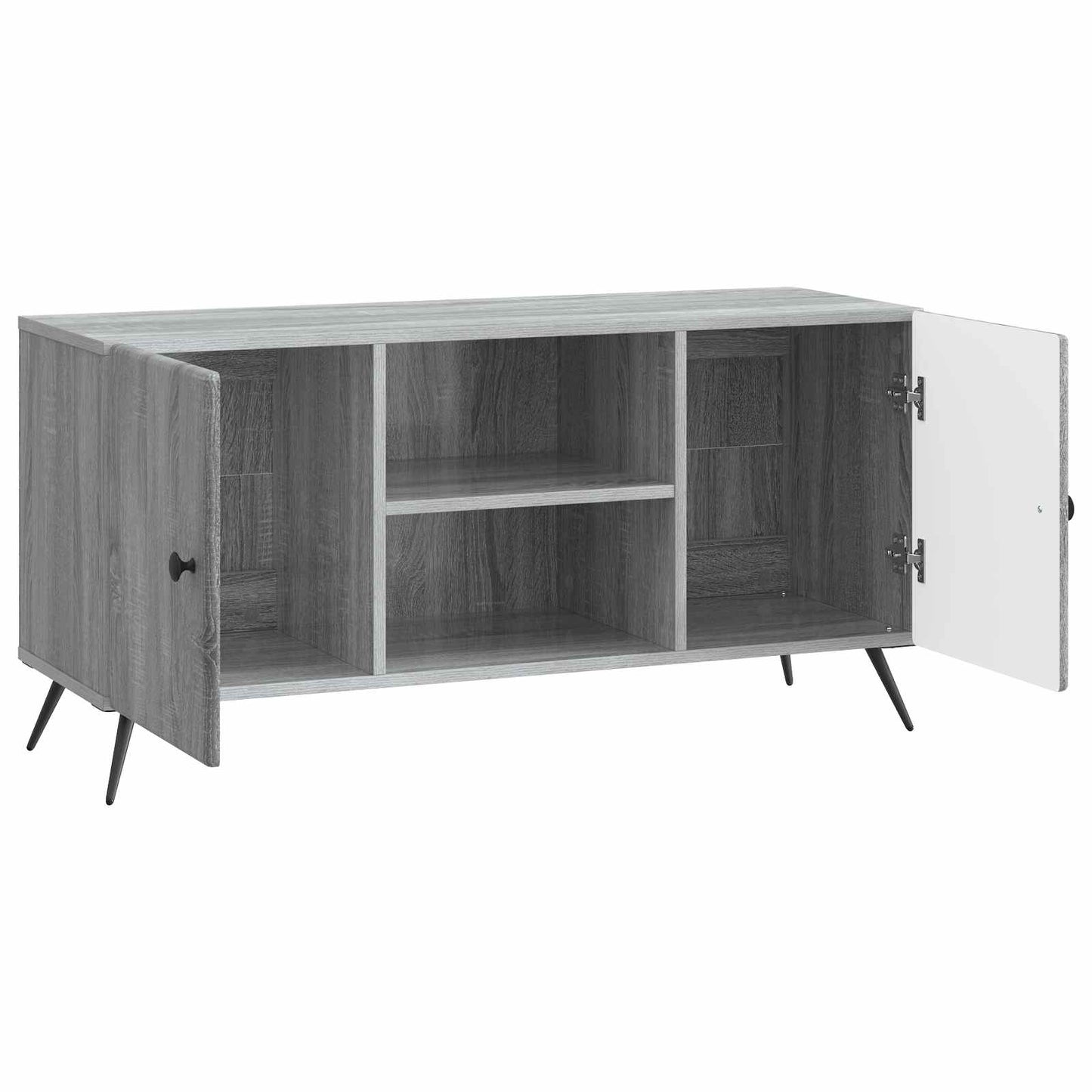 TV szekrény Szürke Sonoma 102 x 34,5 x 50 cm Szerelt Fa