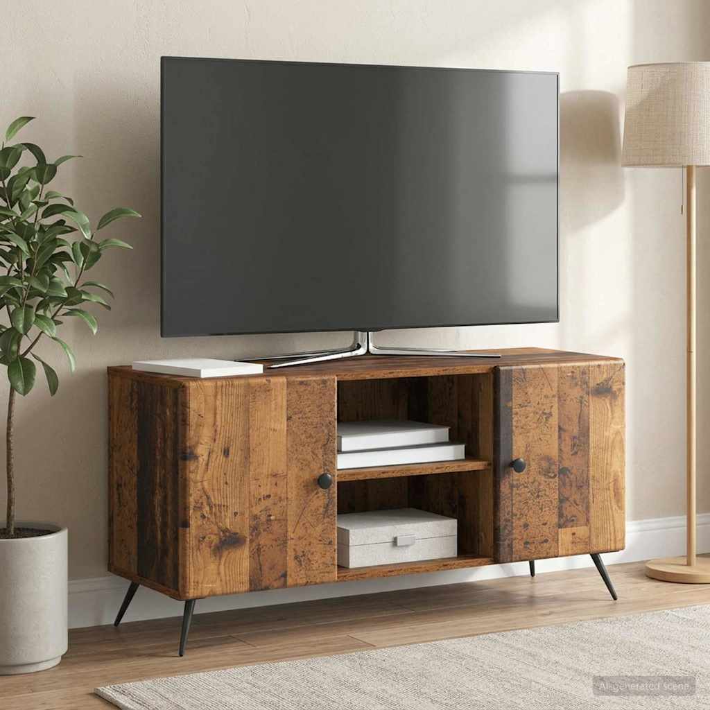 TV szekrény Antik Fa 102 x 34,5 x 50 cm Szerelt Fa