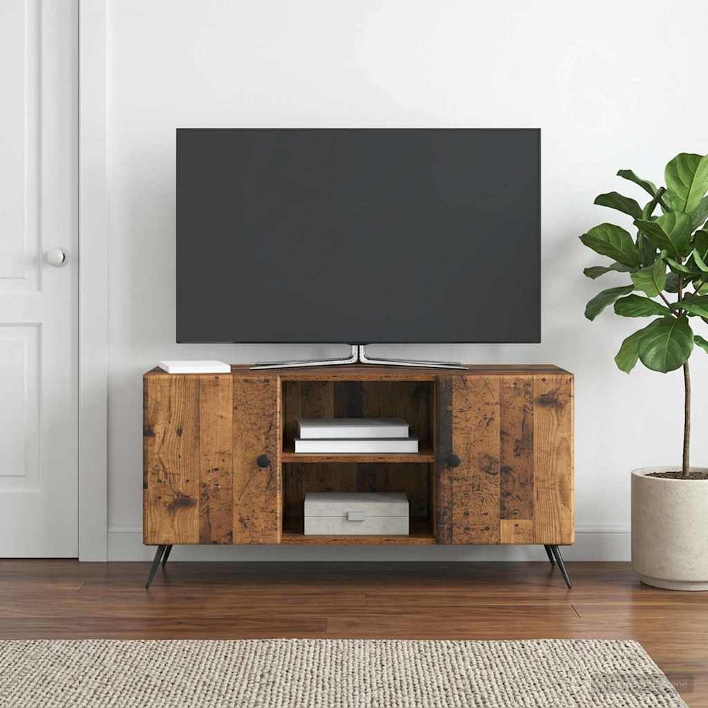 TV szekrény Antik Fa 102 x 34,5 x 50 cm Szerelt Fa