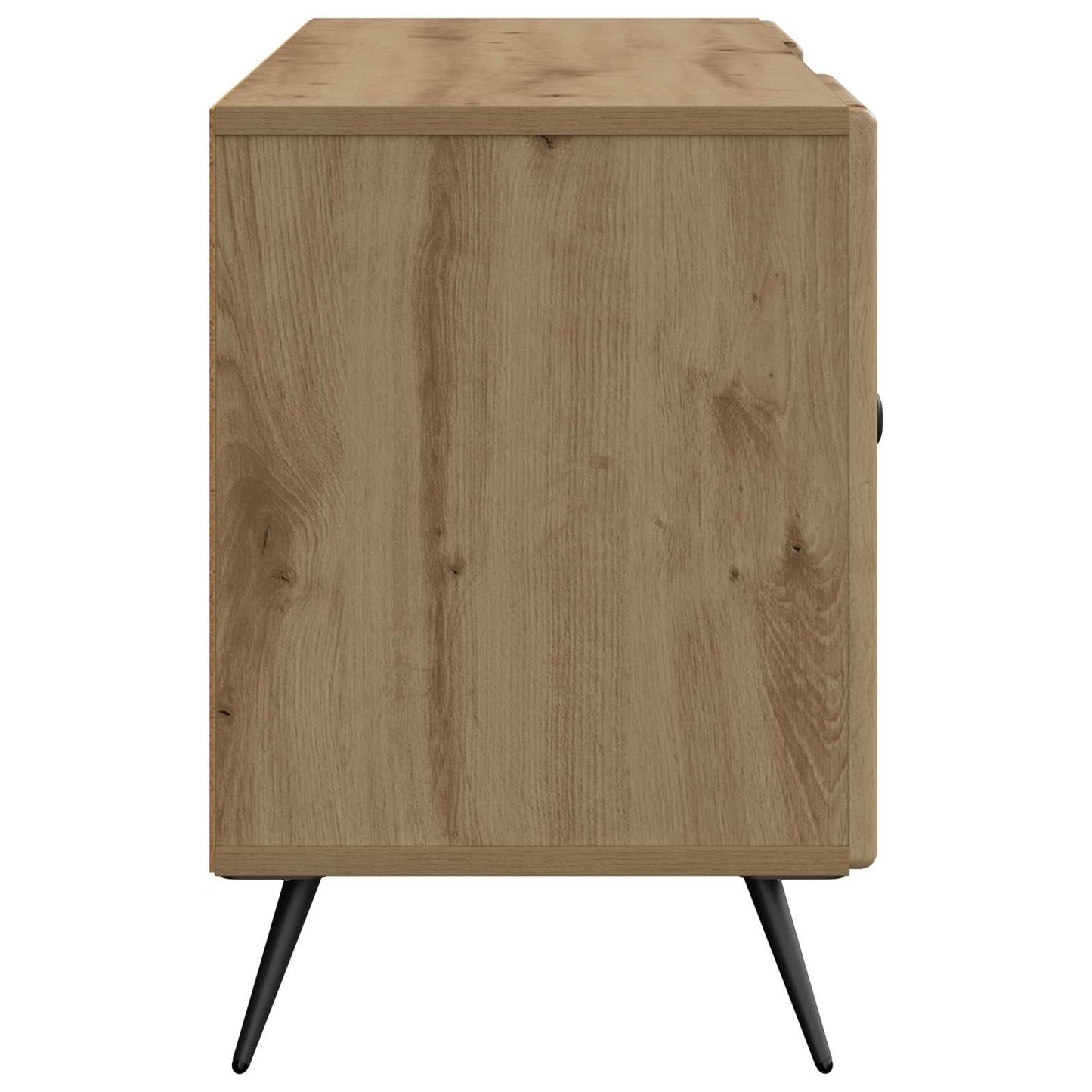 TV szekrény 102 x 34,5 x 50 cm Kézműves Tölgy Szerelt Fa