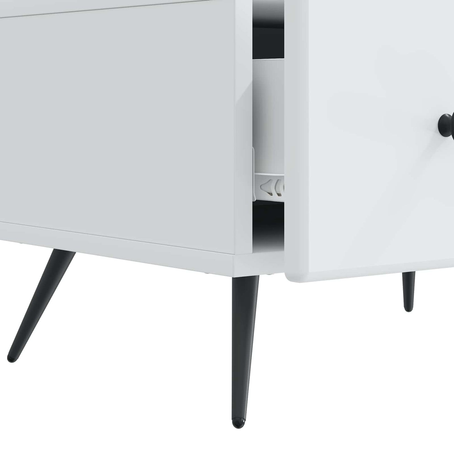 TV szekrény fiókkal Fehér 147 x 34,5 x 30 cm Szerelt Fa