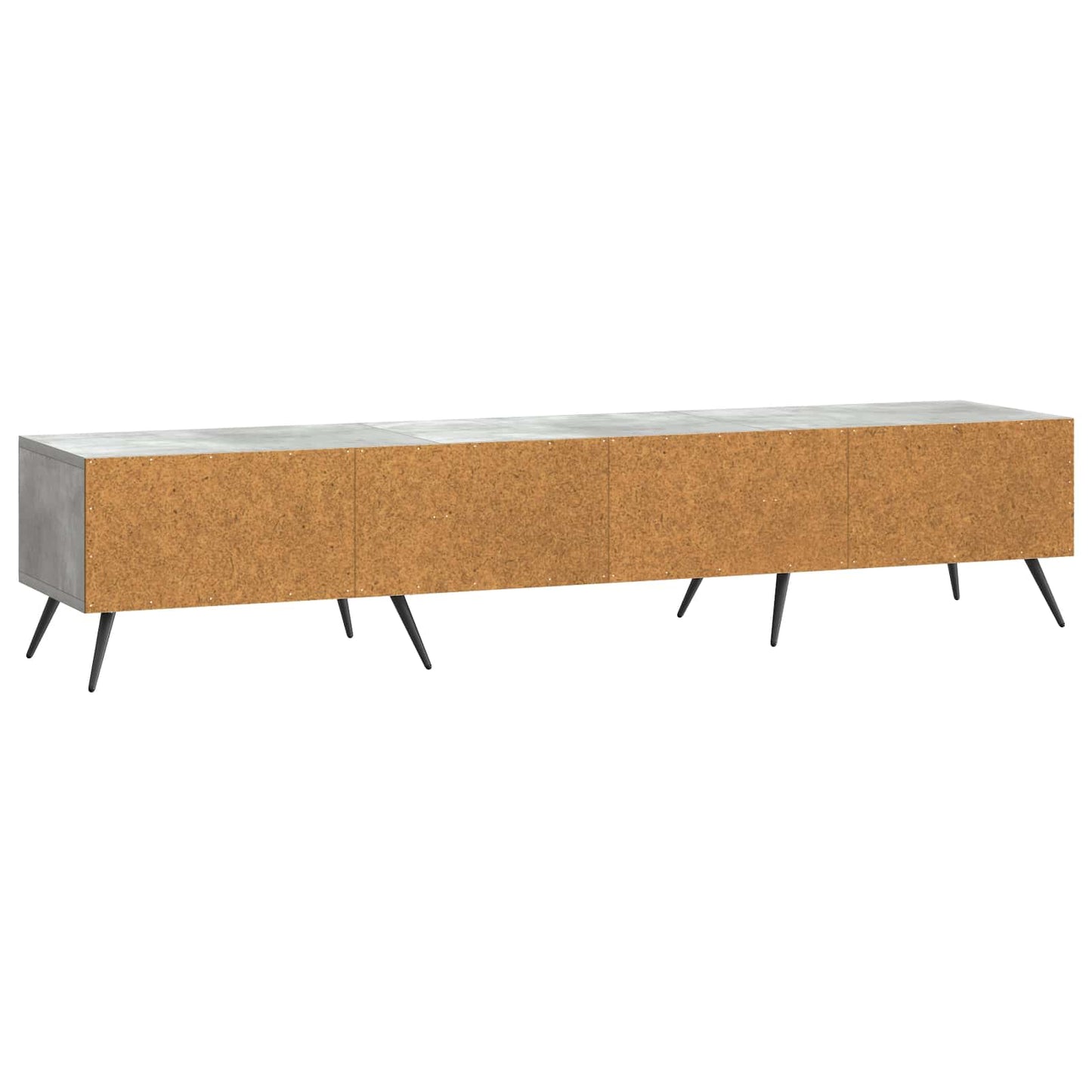 TV szekrény fiókkal Betonszürke 147 x 34,5 x 30 cm Szerelt Fa