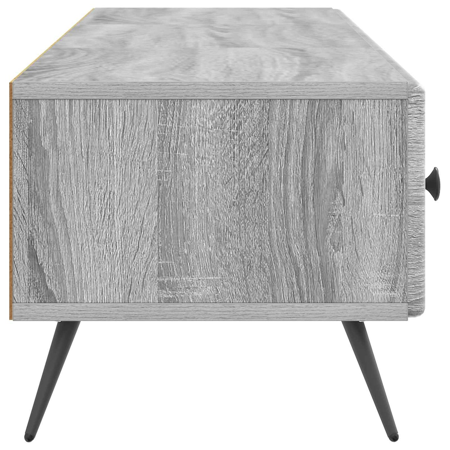 TV szekrény fiókkal Szürke Sonoma 147 x 34,5 x 30 cm Szerelt Fa