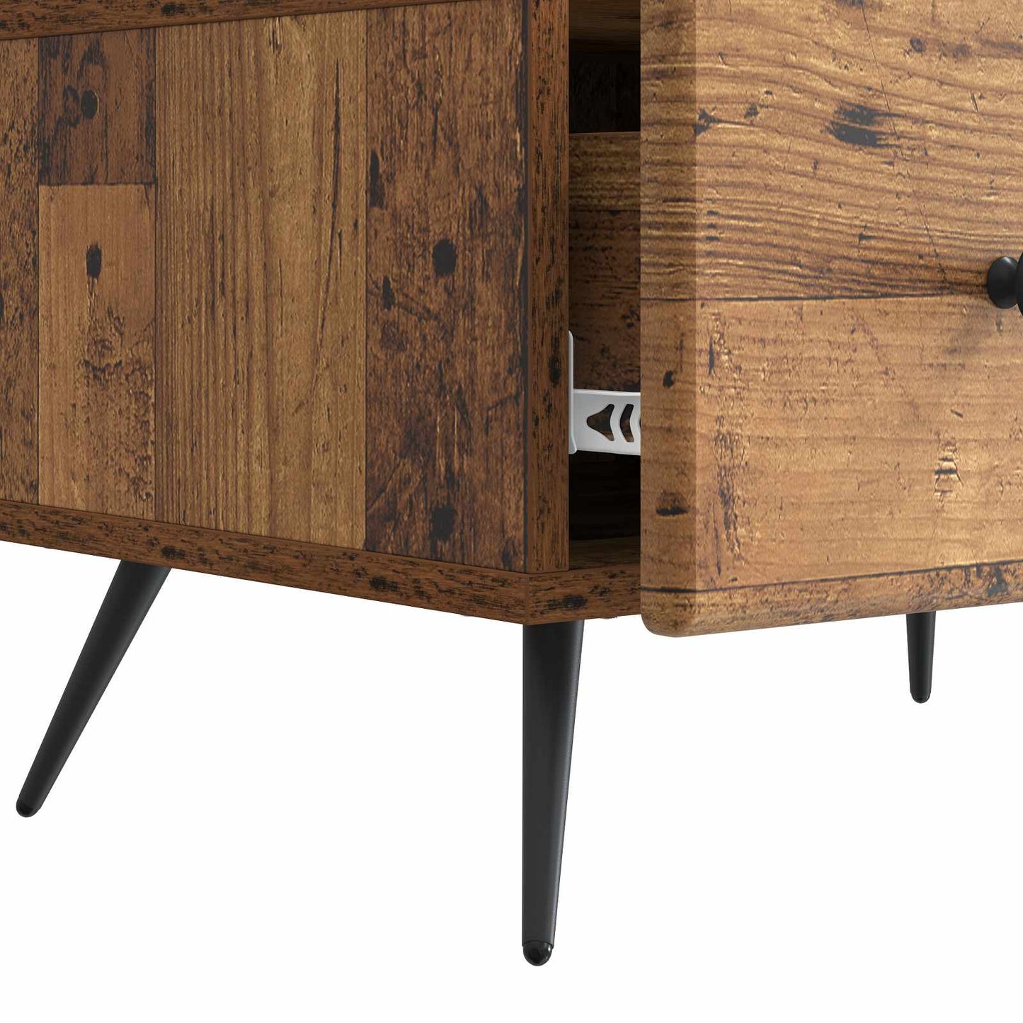 TV szekrény fiókkal Antik Fa 147 x 34,5 x 30 cm Szerelt Fa