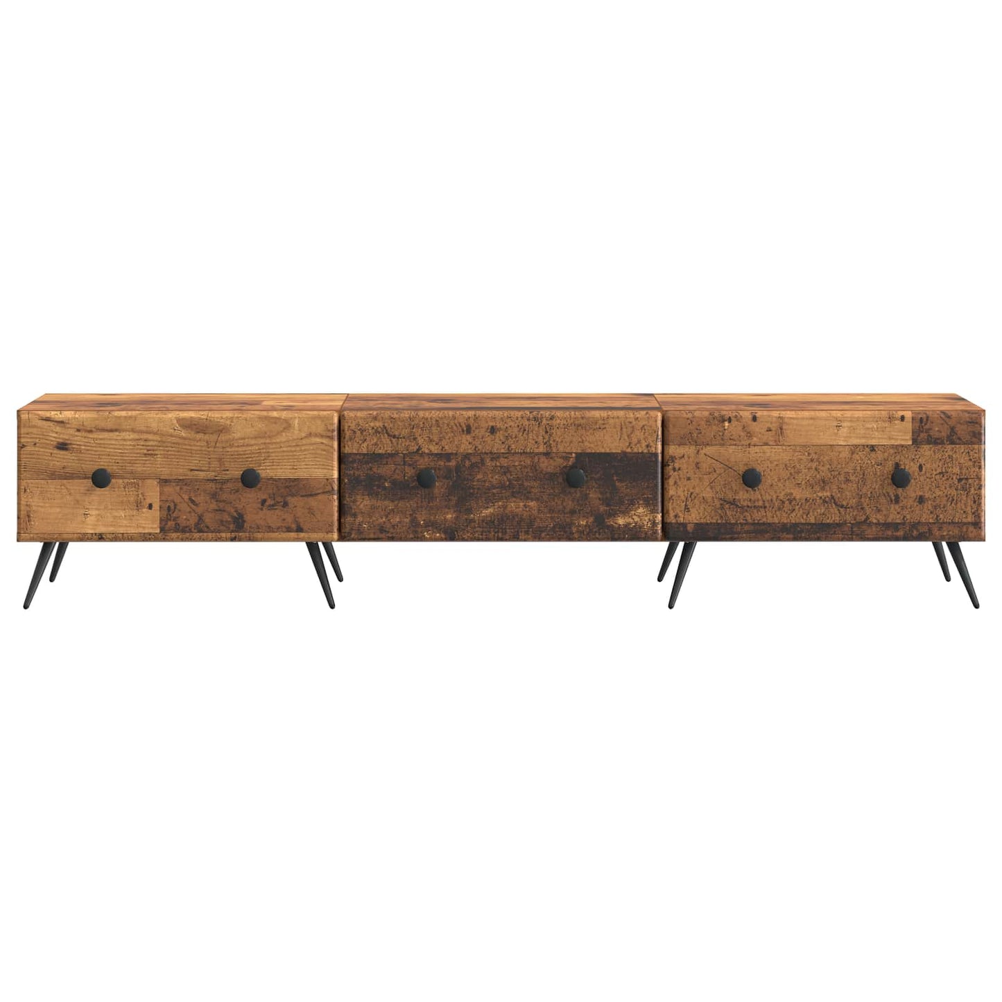 TV szekrény fiókkal Antik Fa 147 x 34,5 x 30 cm Szerelt Fa