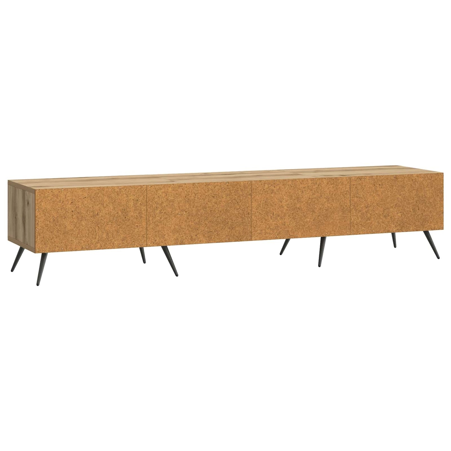 TV szekrény 147 x 34,5 x 30 cm Kézműves Tölgy Szerelt Fa