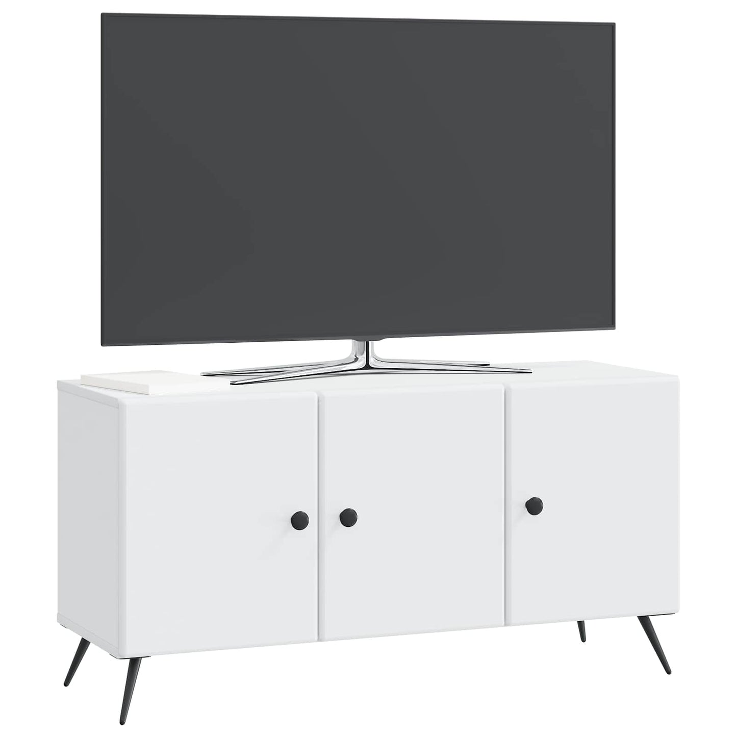 TV szekrény Fehér 99 x 34,5 x 50 cm Szerelt Fa
