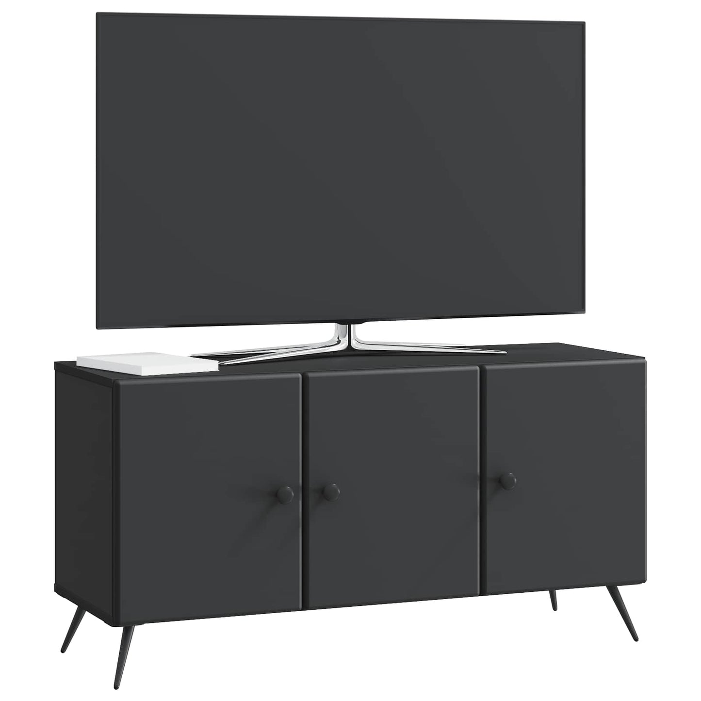 TV szekrény Fekete 99 x 34,5 x 50 cm Szerelt Fa