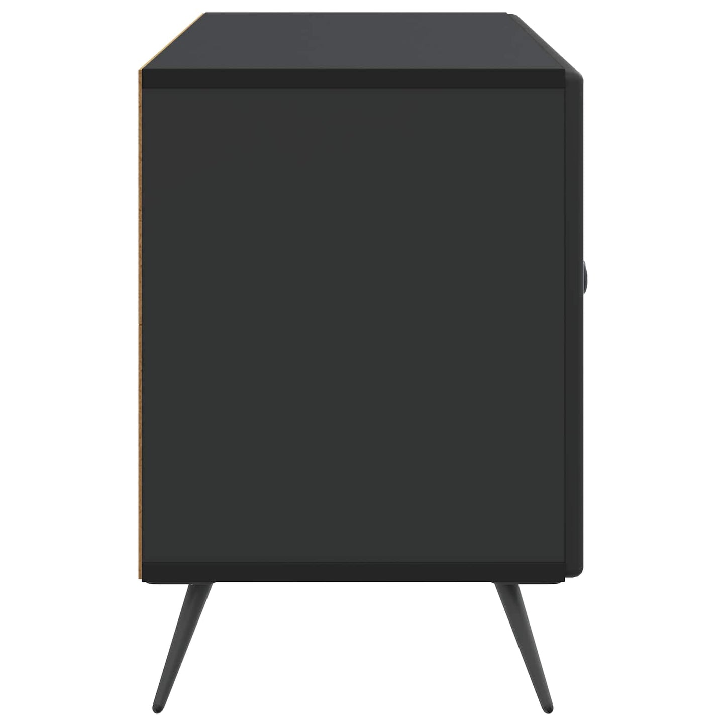 TV szekrény Fekete 99 x 34,5 x 50 cm Szerelt Fa