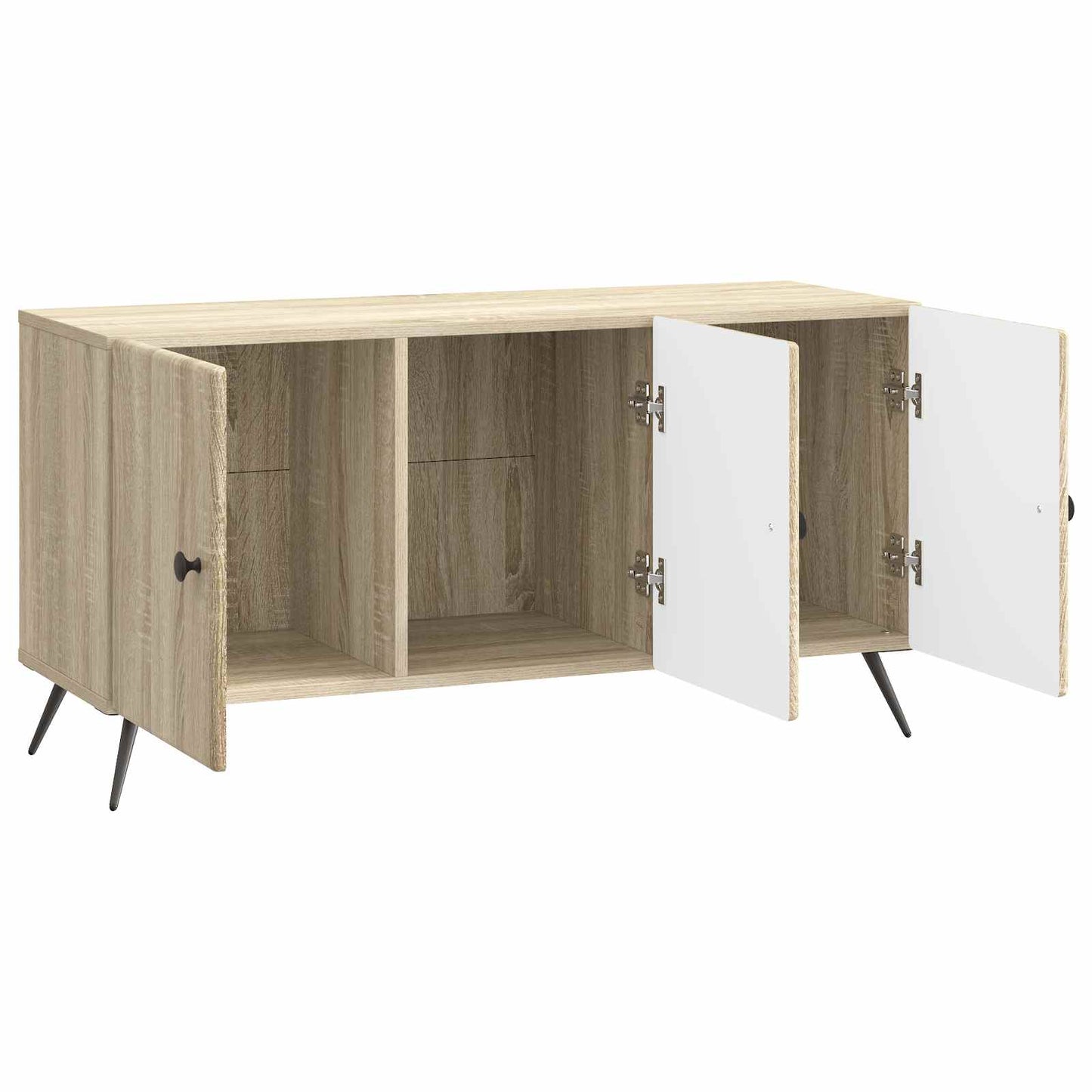 TV szekrény Sonoma Tölgy 99 x 34,5 x 50 cm Szerelt Fa