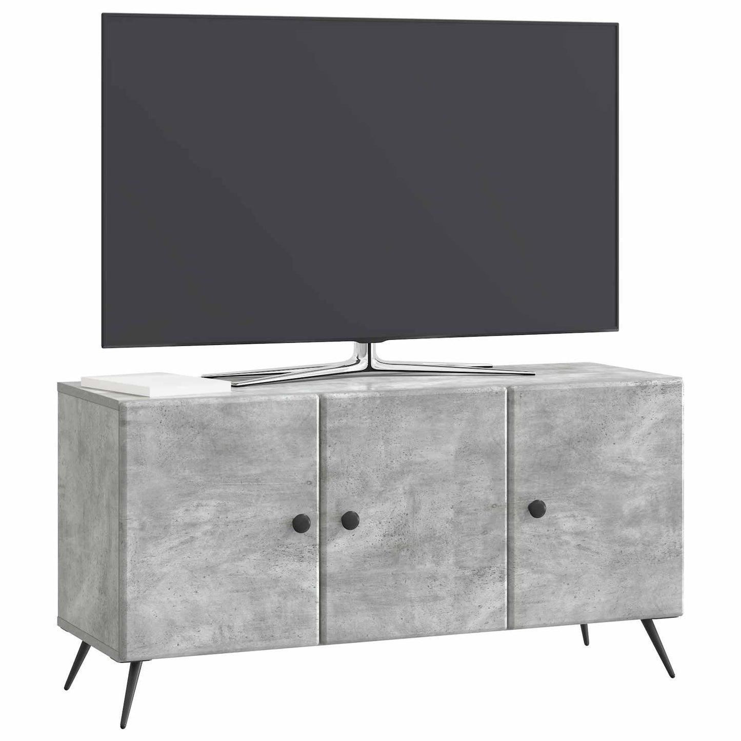 TV szekrény Betonszürke 99 x 34,5 x 50 cm Szerelt Fa
