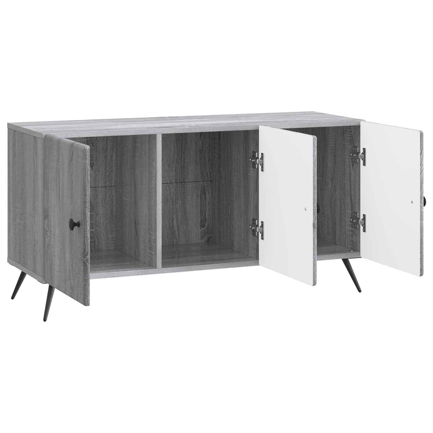 TV szekrény Szürke Sonoma 99 x 34,5 x 50 cm Szerelt Fa