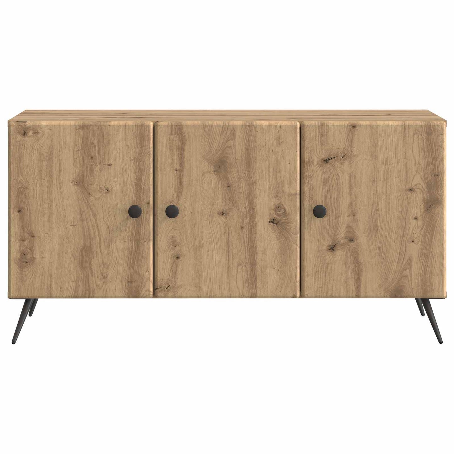 TV szekrény 99 x 34,5 x 50 cm Kézműves Tölgy Szerelt Fa