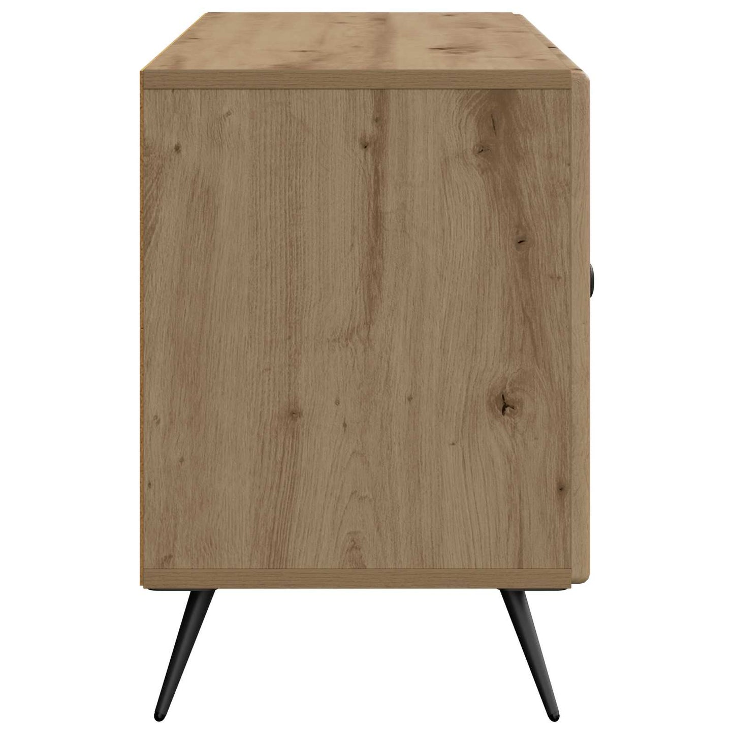 TV szekrény 99 x 34,5 x 50 cm Kézműves Tölgy Szerelt Fa