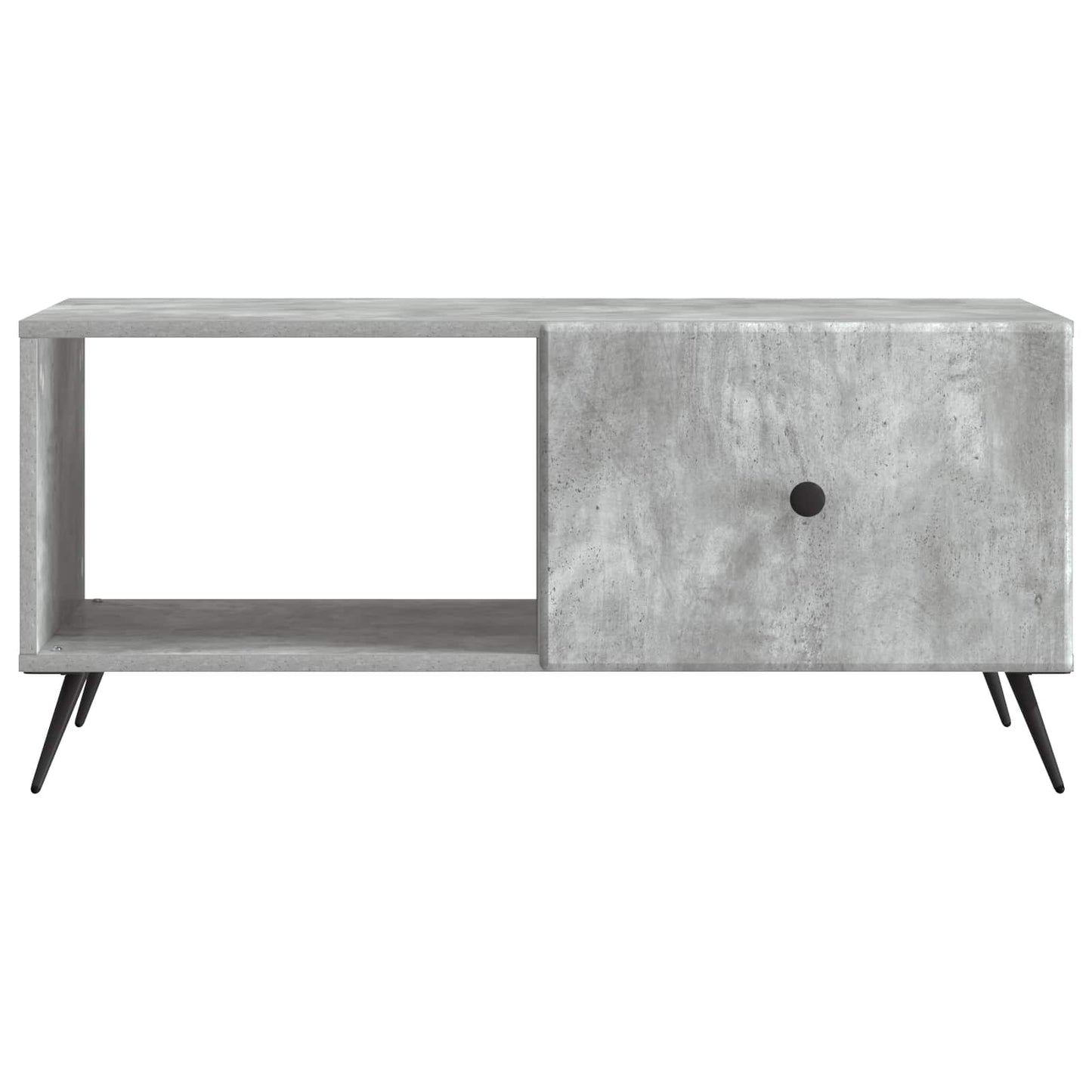 Dohányzóasztal Betonszürke 90 x 50 x 40 cm Szerelt Fa