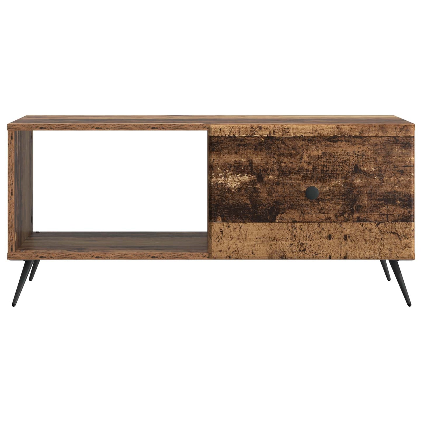 Dohányzóasztal Antik Fa 90 x 50 x 40 cm Szerelt Fa