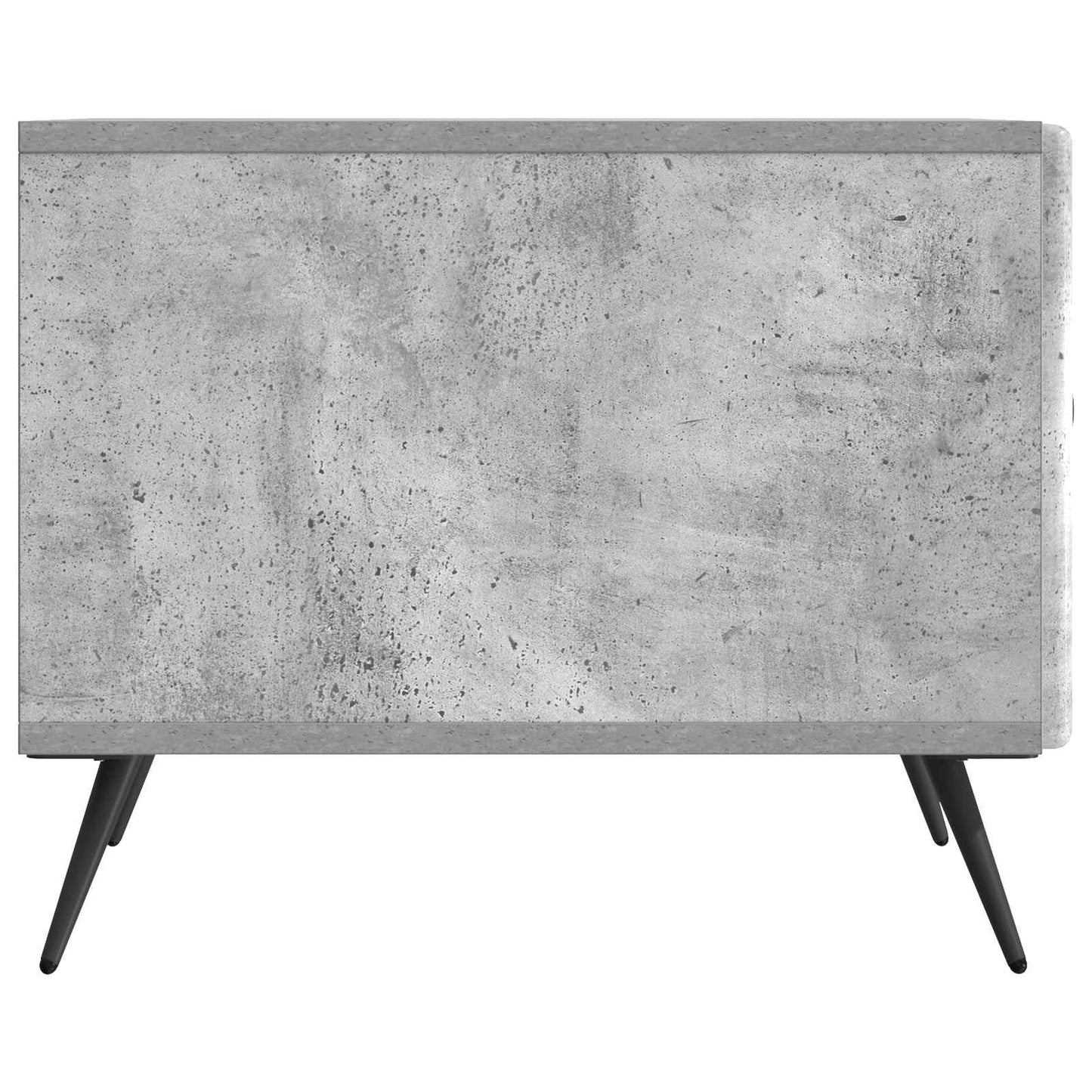 Dohányzóasztal fiókkal Betonszürke 49 x 50 x 40 cm Szerelt Fa