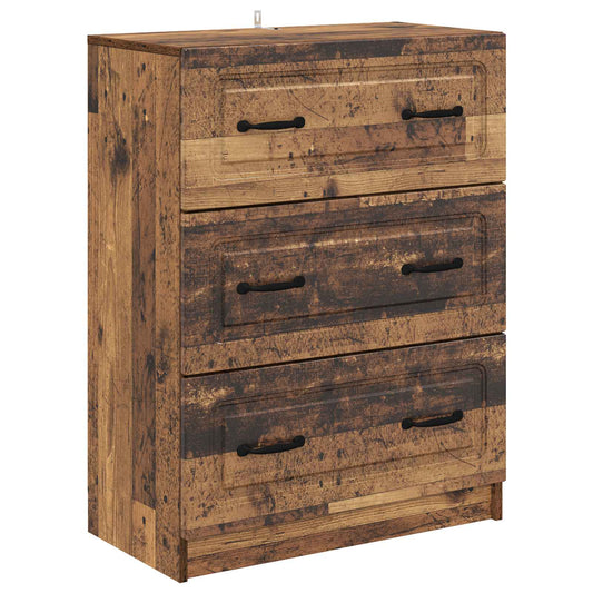 Fiókos szekrény Antik Fa 66 x 34,5 x 87 cm Szerelt Fa