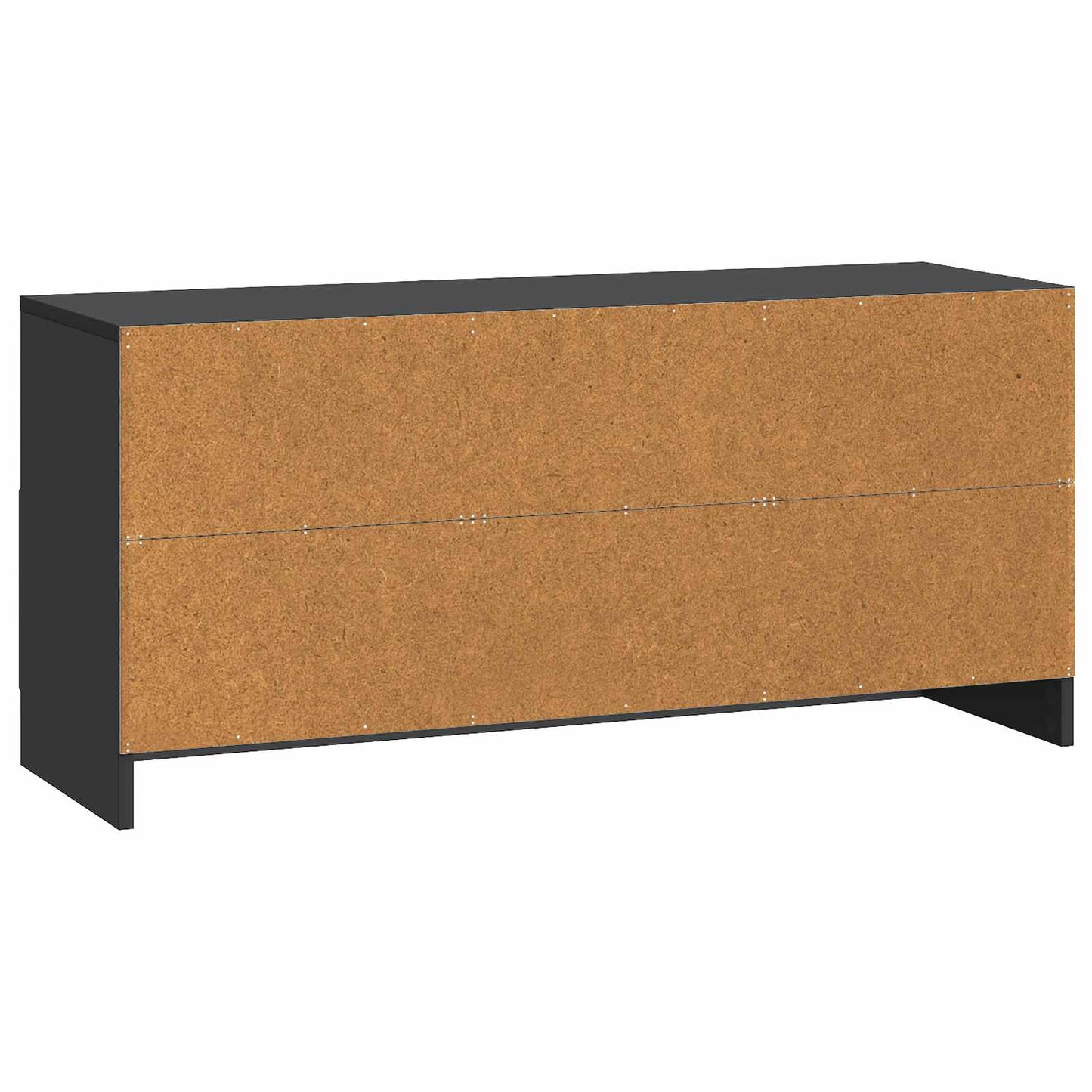 TV szekrény fiókkal Fekete 102 x 34,5 x 47 cm Szerelt Fa