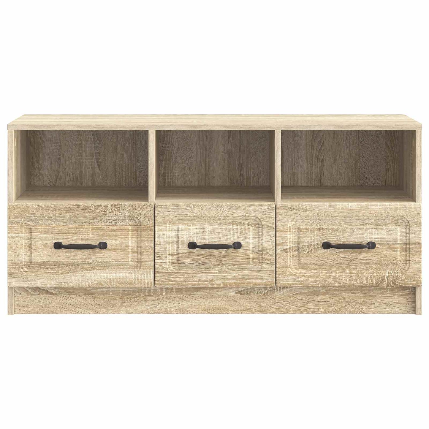 TV szekrény fiókkal Sonoma Tölgy 102 x 34,5 x 47 cm Szerelt Fa
