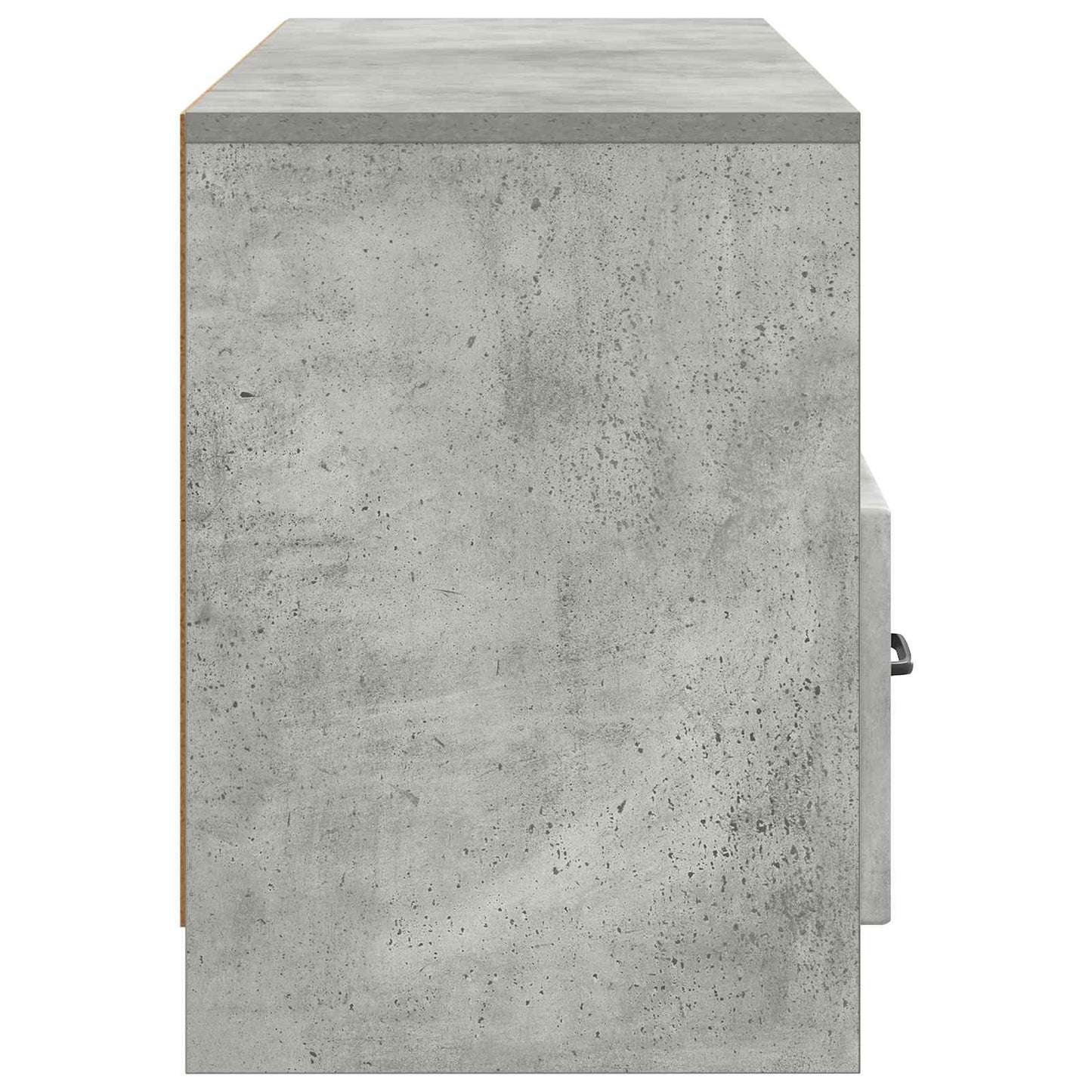 TV szekrény fiókkal Betonszürke 102 x 34,5 x 47 cm Szerelt Fa
