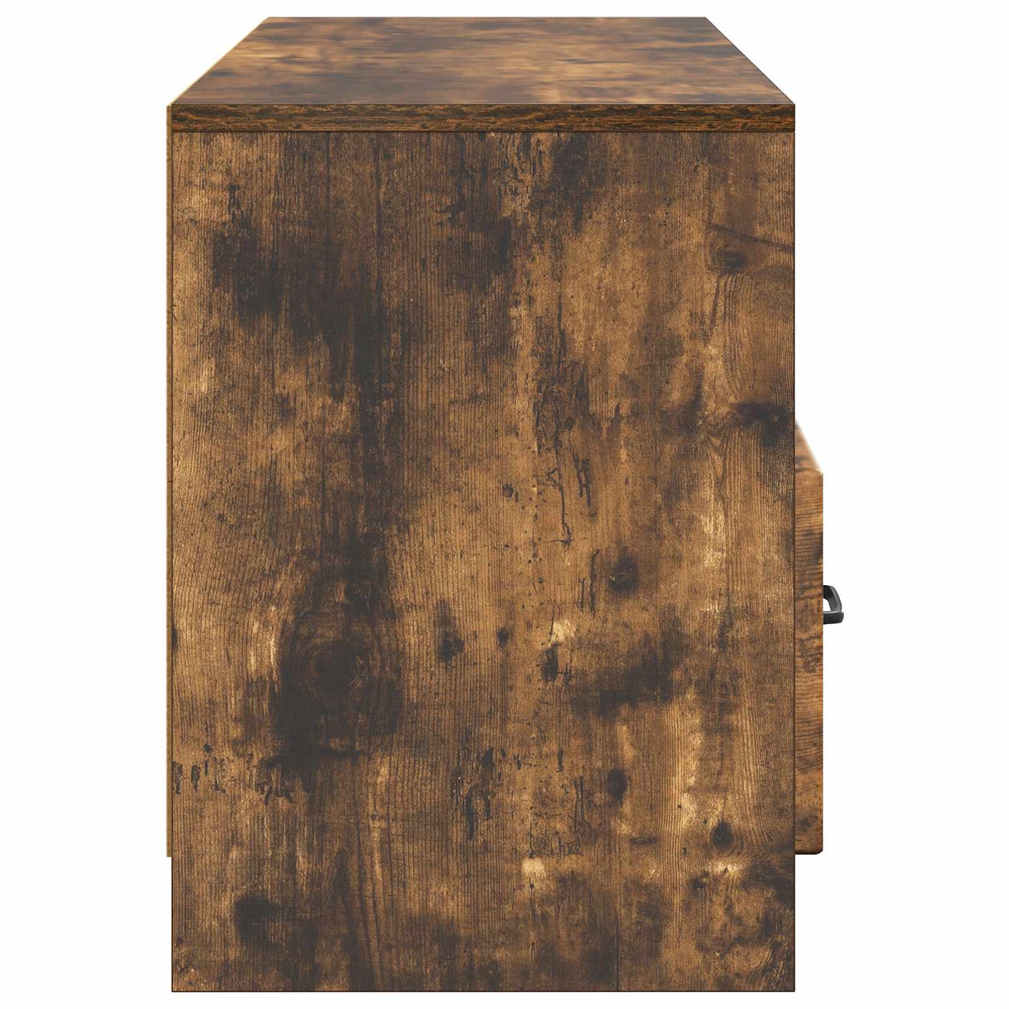 TV szekrény fiókkal Füstös Tölgy 102 x 34,5 x 47 cm Szerelt Fa