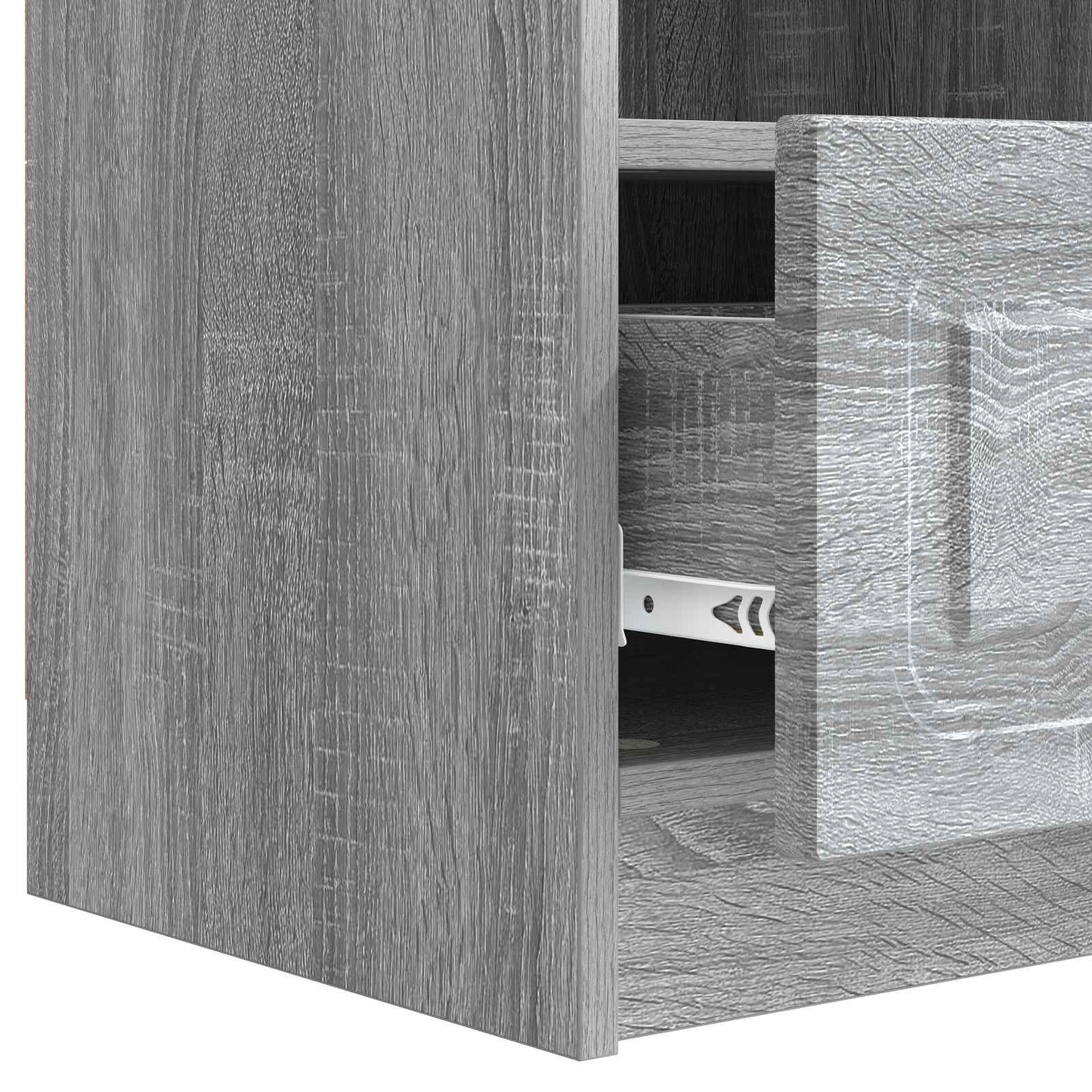 TV szekrény fiókkal Szürke Sonoma 102 x 34,5 x 47 cm Szerelt Fa