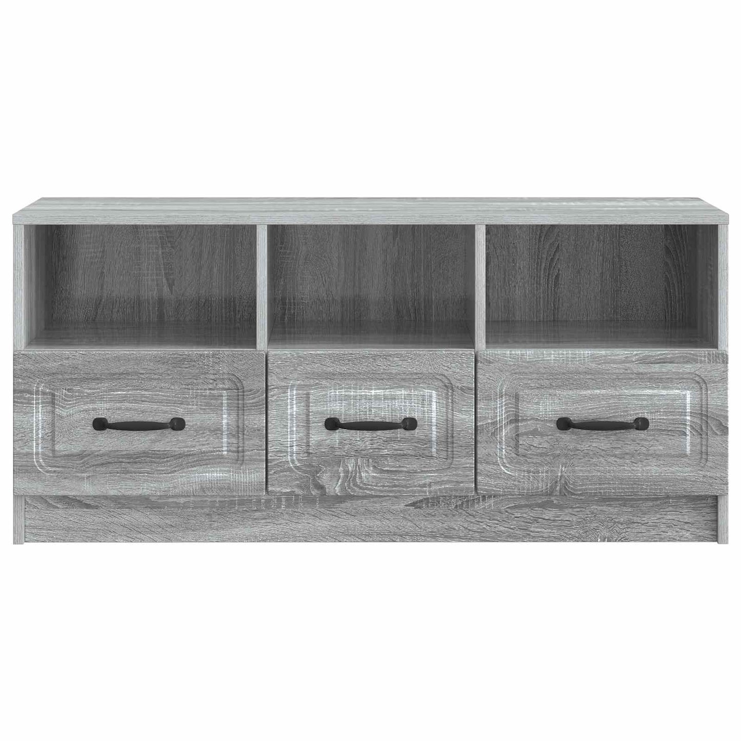TV szekrény fiókkal Szürke Sonoma 102 x 34,5 x 47 cm Szerelt Fa