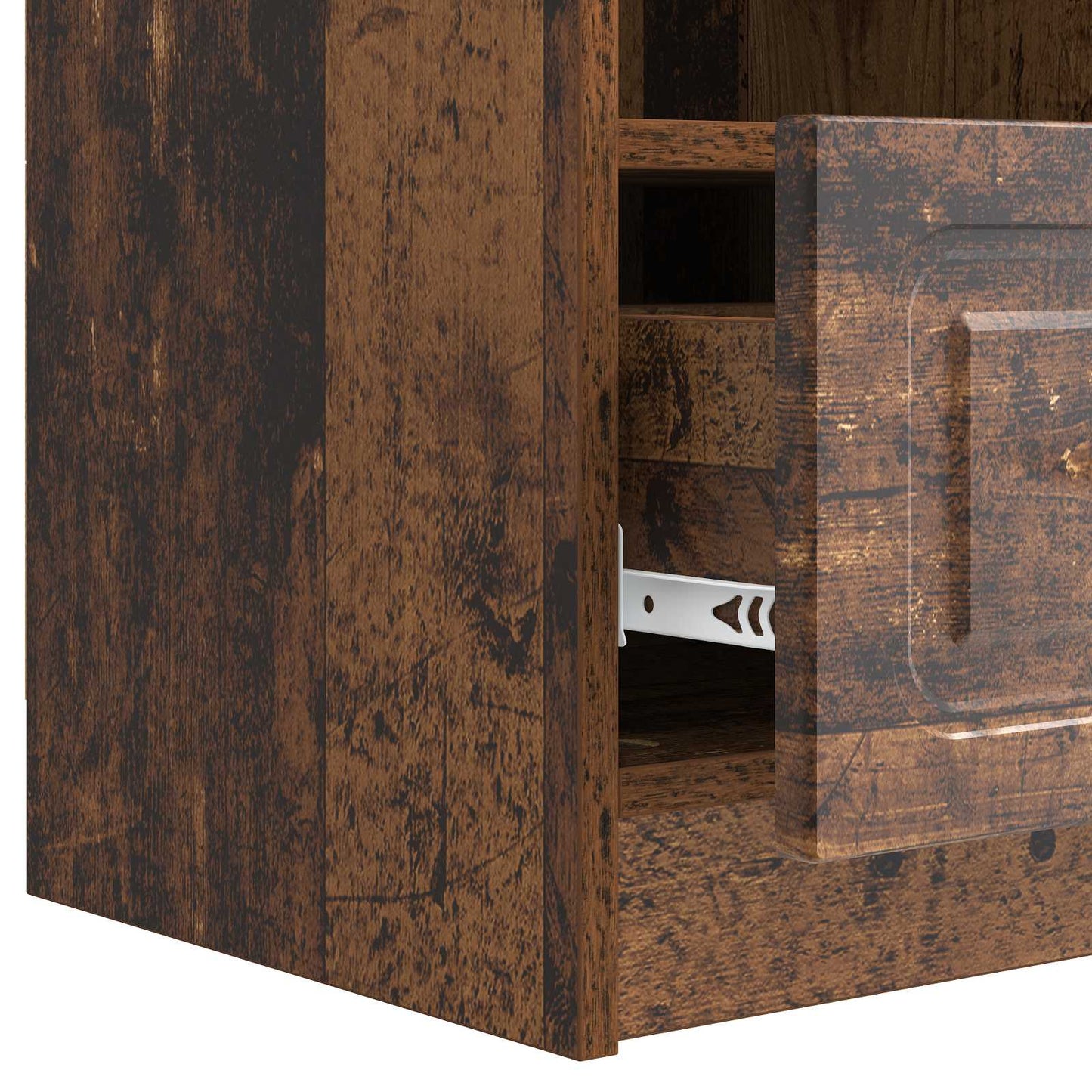 TV szekrény fiókkal Antik Fa 102 x 34,5 x 47 cm Szerelt Fa
