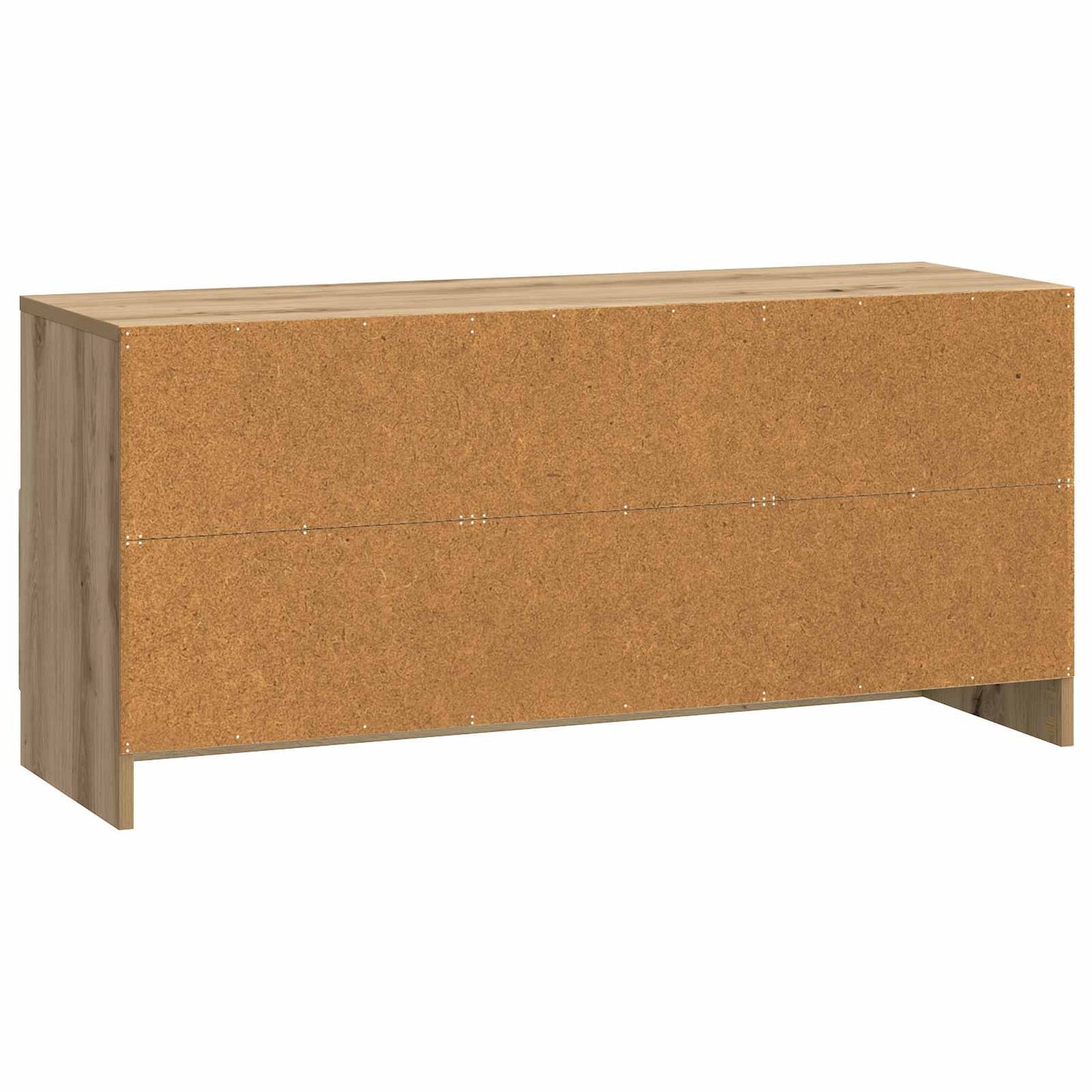 TV szekrény 102 x 34,5 x 47 cm Kézműves Tölgy Szerelt Fa